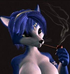 Rating: Safe Score: 0 Tags: 3d_(artwork) anthro blue_body blue_fur blue_hair breasts canid canine digital_media_(artwork) e621 female fox fur hair krystal_(star_fox) mammal nintendo pipe smoke smoking smoking_pipe solo star_fox vulpesco whiskers white_body white_fur User: bunchy7s