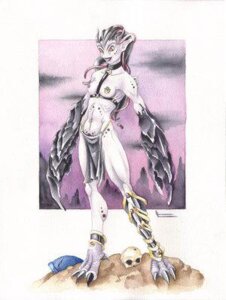 Rating: Questionable Score: 0 Tags: adolescent bottomwear breasts chaos_daemon chaos_star clothed clothing daemon_of_slaanesh daemonette_(warhammer) demon e621 female humanoid loincloth low_res nipples not_furry pinup pose purple_body small_breasts solo symbol topless unknown_artist warhammer_(franchise) young User: bunchy7s