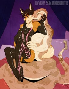 Rating: Questionable Score: 0 Tags: anthro apode armwear boots brown_hair bulge canid canine clothed clothing corset crossdressing draconcopode duo e621 elbow_gloves femboy footwear forked_tongue fox gloves hair handwear high_heeled_boots high_heels lace lady_snakebite latex legless legwear lingerie long_tongue male male/male mammal naga pillow pit_viper rattlesnake reptile romantic romantic_couple scalie seductive serpentine shoes snake thigh_boots thigh_highs tongue tongue_out topwear viper yellow_eyes User: bunchy7s