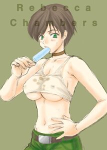 Rating: Questionable Score: 0 Tags: breasts capcom clothing female female_only fully_clothed holding_food human pale_skin popsicle rebecca_chambers resident_evil rule34 solo standing tagme User: bunchy7s Rating: Questionable Score: 0 Tags: breasts capcom clothing female female_only fully_clothed holding_food human pale_skin popsicle rebecca_chambers resident_evil rule34 solo standing tagme User: bunchy7s