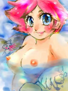 Rating: Explicit Score: 0 Tags: blue_eyes erect_nipples female hot_spring kumatora lucas_(mother_3) mother_(series) mother_3 nipples nosebleed pink_hair rule34 topless water User: bunchy7s