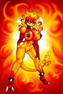 Rating: Explicit Score: 0 Tags: amber_eyes anklet black_nipples breasts claws color exposed_breasts female female_only fire looking_at_viewer lordstevie magmar navel nipples orange pokemon pussy red rule34 solo vulva User: bunchy7s