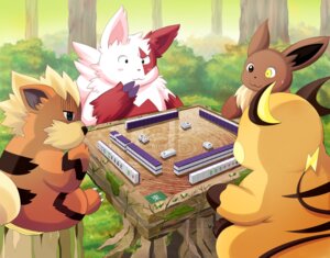 Rating: Safe Score: 0 Tags: canid canine detailed_background digital_drawing_(artwork) digital_media_(artwork) e621 eevee forest gaming generation_1_pokemon generation_3_pokemon group growlithe heterochromia lako mahjong mahjong_table mahjong_tile male mammal markings nature nintendo outside overweight plant pokemon pokemon_(species) raichu red_markings rodent slightly_chubby tail tree wood zangoose User: bunchy7s
