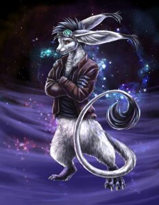 Rating: Safe Score: 0 Tags: 2014 anthro bottomless clothed clothing e621 eyewear fur goggles kexia male mammal markarian mustelid orange_eyes sabretoothed_ermine solo space white_body white_fur User: bunchy7s