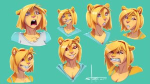 Rating: Safe Score: 0 Tags: 2013 angry anthro blonde_hair breasts buckteeth bust_portrait chest_tuft cleavage clenched_teeth clothed clothing confusion e621 expression_sheet female fur hair heart_symbol mammal maybell model_sheet portrait red_eyes rodent sciurid shocked smile solo stoopix teeth tree_squirrel tuft User: bunchy7s
