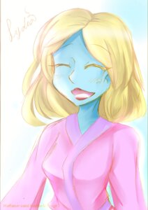 Rating: Safe Score: 0 Tags: absurd_res blonde_hair blush character_name e621 eyes_closed female ghost hair hi_res lipstick luigi's_mansion lydia_(luigi's_mansion) makeup mario_bros nintendo noname-sami not_furry solo spirit text User: bunchy7s