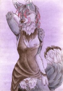 Rating: Explicit Score: 0 Tags: anthro breasts canid canine clothed clothing dress e621 ear_piercing female genitals hair industrial_piercing licking licking_lips licking_own_lips looking_at_viewer mammal nipple_piercing nipple_slip nipples off_shoulder piercing ruaidri self_lick solo syandene_(ruaidri) tail tongue tongue_out traditional_media_(artwork) vulva User: bunchy7s