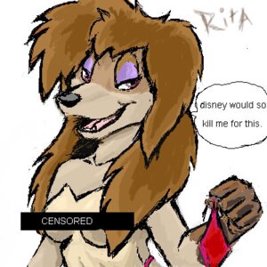 Rating: Questionable Score: 0 Tags: 1:1 anthro anthrofied breasts brown_eyes brown_hair canid canine canis censor_bar censored clothed clothing dialogue disney domestic_dog e621 english_text exhibitionism eyeshadow female flashing hair hunting_dog low_res makeup mammal meta oliver_and_company rita_(disney) rita_(oliver_and_company) rule34 saluki sighthound simple_background skimpy solo text topless undressing unknown_artist white_background User: bunchy7s