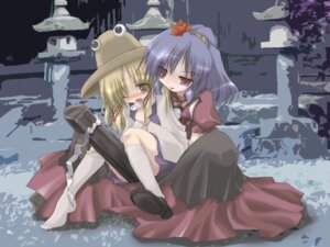 Rating: Questionable Score: 0 Tags: blush female hat kanako_yasaka multiple_females multiple_girls onbashira rule34 shide single_shoe suwako_moriya touhou yuri User: bunchy7s Rating: Questionable Score: 0 Tags: blush female hat kanako_yasaka multiple_females multiple_girls onbashira rule34 shide single_shoe suwako_moriya touhou yuri User: bunchy7s