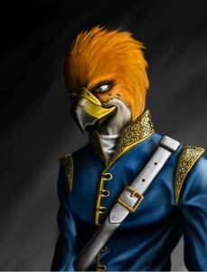 Rating: Safe Score: 0 Tags: anthro atinka8 avian beak bird blue_eyes clothed clothing digital_media_(artwork) e621 falcon falconid male multicolored_body orange_body sandor_(character) solo standing uniform yellow_beak User: bunchy7s