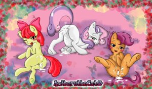 Rating: Explicit Score: 0 Tags: 2013 absurd_res accessory after_sex amber_eyes anibaruthecat anus apple_bloom_(mlp) ass_up blush bodily_fluids bow_(feature) bow_accessory bow_ribbon brown_body brown_fur butt cum cum_in_vagina cum_inside cutie_mark_crusaders_(mlp) digital_media_(artwork) e621 earth_pony equid equine female female_focus feral friendship_is_magic fur genital_fluids genitals green_eyes group hair hair_accessory hair_bow hair_ribbon hasbro hi_res horn horse loli looking_at_viewer lying mammal multicolored_hair my_little_pony mythological_creature mythological_equine mythology on_side pony purple_eyes purple_hair red_hair ribbons scootaloo_(mlp) spread_legs spreading sweetie_belle_(mlp) tail two_tone_hair unicorn vulva young young_feral User: bunchy7s