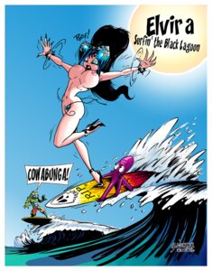 Rating: Explicit Score: 0 Tags: 1girls 2008 anthro bikini_top breasts cassandra_peterson celebrity creature_from_the_black_lagoon drawn elvira elvira:_mistress_of_the_dark female fishman gill-man high_heels huge_breasts human humor nipples rule34 spacecowboy76 surfboard surfing swimsuit tagme wardrobe_malfunction User: bunchy7s