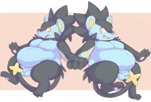 Rating: Explicit Score: 0 Tags: 2013 anthro anthrofied balls blush convenient_censorship duo e621 eye_contact felid flaccid generation_4_pokemon genitals hand_holding looking_at_another luxray male male/male mammal nintendo overweight penis pink_nose pokemon pokemon_(species) pokemorph romantic romantic_couple small_penis zangusuu User: bunchy7s