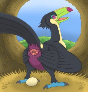 Rating: Explicit Score: 0 Tags: animal_genitalia avian avian_butt beak bird black_body black_feathers blue_sky_studios blush bodily_fluids cloaca dripping e621 egg eva_(rio) fang_asian feathered_wings feathers female feral gaping gaping_cloaca genital_fluids genitals hi_res horizontal_cloaca keel-billed_toucan looking_at_viewer mature_female open_mouth oviposition piciform presenting presenting_cloaca purple_eyes rio_(series) solo spreading toucan true_toucan wet wings User: bunchy7s