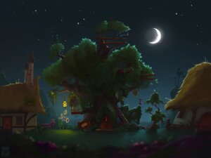 Rating: Safe Score: 0 Tags: 4:3 detailed_background e621 hasbro hi_res minibot-1 moon my_little_pony plant ponyville scenery star telescopes tree twilight's_library wood zero_pictured User: bunchy7s