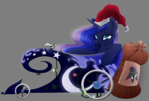 Rating: Safe Score: 0 Tags: 2012 alpha_channel blue_hair chariot_(vehicle) christmas christmas_clothing christmas_decorations christmas_headwear christmas_lights clothing e621 equid equine female friendship_is_magic hair hasbro hat headgear headwear holidays holly_(plant) horn mammal my_little_pony mythological_creature mythological_equine mythology plant princess_luna_(mlp) rouletteobsidian sack santa_hat simple_background smile solo string_lights transparent_background unicorn User: bunchy7s