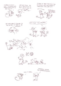 Rating: Safe Score: 0 Tags: ambiguous_gender anthro black_and_white breloom claws commentary dialogue digital_drawing_(artwork) digital_media_(artwork) duo_focus e621 english_text eyewear fight generation_3_pokemon gentleman group guarding hi_res humor insult kecleon male monochrome monocle nintendo open_mouth pk_(pmd-e) pmd-explorers poisoned pokemon pokemon_(species) punch sheer_(artist) shroomsworth simple_background smoke terribly_british text white_background User: bunchy7s