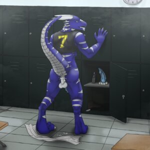 Rating: Explicit Score: 0 Tags: 1:1 2013 after_sex anthro backsack bad_dragon balls belly biceps biped bodily_fluids bottomless claws clothed clothing cum cum_in_ass cum_in_mouth cum_inside dildo dragon dripping e621 erection european_mythology genital_fluids genitals hi_res horn locker locker_room looking_at_viewer looking_back male markings muscular muscular_anthro muscular_male mythological_creature mythological_scalie mythology nude penis perineum purple_body raventhan scales scalie sex_toy solo standing striped_body striped_scales stripes tail tenecayr_(artist) toe_claws towel western_dragon white_balls white_belly white_perineum white_stripes User: bunchy7s
