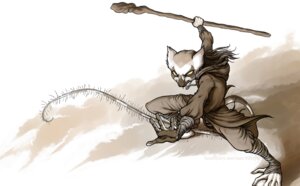 Rating: Safe Score: 0 Tags: 5_fingers 5_toes angry anthro biped blood bodily_fluids bottomwear chain_necklace clothed clothed_anthro clothed_male clothing e621 feet fighting_pose fingers foot_wraps fully_clothed fully_clothed_anthro fully_clothed_male hair holding_melee_weapon holding_object holding_polearm holding_staff holding_weapon hood hood_down humanoid_hands jewelry lemur long_tail male male_anthro mammal melee_weapon monochrome narrowed_eyes necklace nosebleed pants polearm pose prehensile_feet primate riftryu ring-tailed_lemur robe simple_background solo spread_legs spreading staff standing strepsirrhine tail toes weapon wraps yellow_sclera User: bunchy7s