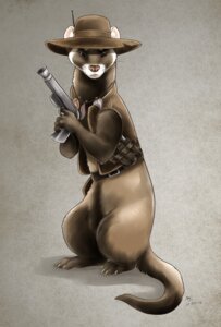 Rating: Safe Score: 0 Tags: belt blaster_pistol charlie_(solidstate) clothing conditional_dnp digital_media_(artwork) domestic_ferret e621 female feral gun hat headgear headwear holding_gun holding_object holding_ranged_weapon holding_weapon mammal moodyferret mustelid musteline ranged_weapon shaded solo space_ferret tail topwear true_musteline vest weapon weasel western wild_west User: bunchy7s Rating: Safe Score: 0 Tags: belt blaster_pistol charlie_(solidstate) clothing conditional_dnp digital_media_(artwork) domestic_ferret e621 female feral gun hat headgear headwear holding_gun holding_object holding_ranged_weapon holding_weapon mammal moodyferret mustelid musteline ranged_weapon shaded solo space_ferret tail topwear true_musteline vest weapon weasel western wild_west User: bunchy7s