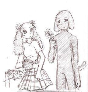 Rating: Safe Score: 0 Tags: anthro bittersweet_candy_bowl blush canid canine canis clothed clothing david_(bcb) domestic_dog duo e621 female flower flower_girl_(bcb) low_res male mammal nervous plant starberry115 traditional_media_(artwork) watering_can User: bunchy7s