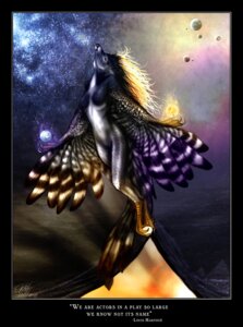 Rating: Questionable Score: 0 Tags: avian breaking_the_fourth_wall breasts deer digital_media_(artwork) e621 english_text equid european_mythology feathered_wings feathers female flying full-length_portrait greek_mythology hybrid mammal mearu mythological_avian mythological_bird mythological_creature mythological_firebird mythology nipples nude phoenix portrait quote solo surrealism tail tail_feathers text wings User: bunchy7s