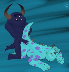 Rating: Explicit Score: 0 Tags: all_fours anal bite biting_lip biting_own_lip blue_body blue_eyes disney doggystyle duo e621 from_behind_position furred_monster hi_res horn ifv_(artist) johnny_worthington lips male male/male male_penetrated male_penetrating male_penetrating_male monster monsters_inc monsters_university penetration pixar purple_body purple_eyes self_bite sex spikes sulley tail_grapple tusks User: bunchy7s