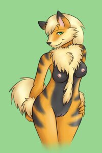 Rating: Explicit Score: 0 Tags: 2:3 anthro anthrofied arcanine biped black_nose blonde_hair breasts canid canine chest_tuft e621 female fur generation_1_pokemon genitals green_background green_eyes hair hi_res looking_at_viewer mammal nintendo nipples nude orange_body orange_fur pokemon pokemon_(species) pokemorph simple_background snappi solo standing stripes tail tuft vulva User: bunchy7s