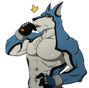 Rating: Safe Score: 0 Tags: abs anthro athletic biceps big_muscles biped black_body black_fur black_nose blue_body blue_fur brush canid canine canis chest_tuft clothed clothing doggie_kruger domestic_dog e621 fur gloves grey_body grey_fur handwear kyuuhari looking_at_viewer male mammal muscular muscular_anthro muscular_male navel nipples nude pecs power_rangers red_eyes solo standing toothbrush topless tuft wristband User: bunchy7s