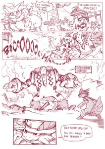 Rating: Safe Score: 0 Tags: ambiguous_gender anthro armwear atlas_(pmd-unity) braille_text braixen building canid canine clothing comic destruction dialogue e621 elbow_gloves english_text generation_2_pokemon generation_3_pokemon generation_4_pokemon generation_5_pokemon generation_6_pokemon gloves handwear hat headgear headwear hi_res inner_ear_fluff lampent legendary_pokemon luke_(sheer) male mammal monochrome nintendo pmd-unity pokemon pokemon_(species) regigigas rubble sheer_(artist) simple_background size_difference swampert teddiursa text translated tuft white_background User: bunchy7s