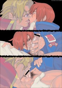 Rating: Explicit Score: 0 Tags: 2boys age_difference anal balls blonde_hair blue_eyes bottomless brown_hair censored closed_eyes cum cum_in_mouth deep_blowjob deepthroat fellatio fujimoto_hideaki gay gilder glasses gloves guilder_(skies_of_arcadia) hair handjob holding_penis kissing male male_only multiple_boys multiple_males oral oral_sex pants_down penis penis_out pointless_censoring rule34 skies_of_arcadia sucking testicles tongue_kiss veiny_penis vyse yaoi User: bunchy7s