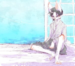 Rating: Safe Score: 0 Tags: ambiguous_gender anthro asian_clothing canid canine clothing detailed detailed_background e621 east_asian_clothing english_text eyewear fox glasses japanese_clothing kimono mammal pipisan solo text toony User: bunchy7s
