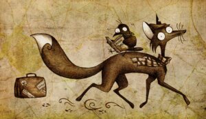 Rating: Safe Score: 0 Tags: 2010 4_toes abstract_background ambiguous_gender avian beak biped bird black_body black_nose blinky book brown_body brown_clothing brown_fur brown_hat brown_headwear brown_tail canid canine clothed clothed_feral clothing colored_pencil_(artwork) corvid corvus_(genus) crow culpeofox digitigrade dipstick_tail dot_eyes duo e621 english_text feet feral footprint fox fur hat headgear headwear kerchief looking_at_viewer male mammal map markings monochrome mostly_nude multicolored_clothing multicolored_kerchief multicolored_neckerchief multicolored_tail neckerchief neckwear open_book oscine passerine pattern_clothing pattern_kerchief pattern_neckerchief pawprint phileas quadruped reading riding scarf sepia simple_eyes size_difference snout striped_clothing striped_kerchief striped_neckerchief stripes suitcase tail tail_markings text toes traditional_media_(artwork) two_tone_clothing two_tone_kerchief two_tone_neckerchief two_tone_tail whiskers white_clothing white_kerchief white_neckerchief wide_eyed User: bunchy7s
