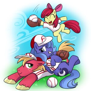 Rating: Safe Score: 0 Tags: 1:1 apple_bloom_(mlp) ball baseball_(ball) baseball_(sport) baseball_cap baseball_uniform big_macintosh_(mlp) blue_body blue_feathers brother_(lore) clothing cutie_mark detailed_background e621 earth_pony equid equine feathered_wings feathers female feral friendship_is_magic group hasbro hat headgear headwear holding_ball holding_object horn horse madmax male mammal my_little_pony mythological_creature mythological_equine mythology playing_baseball pony princess_luna_(mlp) sibling_(lore) sister_(lore) sport sportswear tail toony uniform winged_unicorn wings young young_feral User: bunchy7s