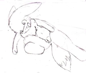Rating: Explicit Score: 0 Tags: black_and_white canid canine chest_tuft e621 ears_back eevee female feral fur generation_1_pokemon genitals humanoid_genitalia humanoid_vulva kxflyer loli lying mammal monochrome nintendo nude on_back open_mouth pivoted_ears pokemon pokemon_(species) raised_leg sketch solo tail tuft vulva young young_female User: bunchy7s