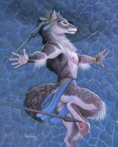 Rating: Safe Score: 0 Tags: 2003 4:5 acrylic_painting_(artwork) anthro arm_tuft canid canine canis clothing dancing digitigrade e621 elbow_tuft fantasy feet fur grey_body grey_fur hindpaw humanoid_hands knee_tuft leg_tuft male mammal melee_weapon painting_(artwork) pawpads paws pink_pawpads polearm snout solo spear susan_van_camp tail traditional_media_(artwork) traditional_painting_(artwork) tuft undressing weapon white_body white_fur wolf User: bunchy7s