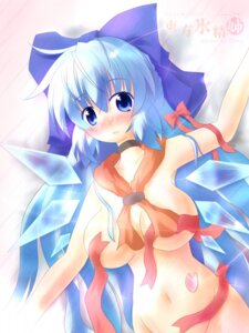 Rating: Questionable Score: 0 Tags: 1girls alternate_hairstyle blue_eyes blue_hair blush bow breasts censored cirno convenient_censoring curvy female hairbow highres ice large_breasts long_hair lying mound_of_venus navel nude petals ribbon rule34 solo the_embodiment_of_scarlet_devil touhou wings yurume_atsushi yurumeatsushi User: bunchy7s