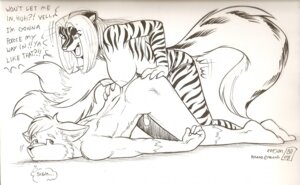 Rating: Explicit Score: 0 Tags: 2008 all_fours anal anal_penetration anthro anthro_on_anthro anthro_penetrated anthro_penetrating anthro_penetrating_anthro ass_up breasts canid canine dialogue dildo doggystyle doing_it_wrong duo e621 english_text erection felid female female_penetrating female_penetrating_male fox from_behind_position fur genitals hand_on_butt humanoid_genitalia humanoid_penis hybrid interspecies looking_at_another looking_at_partner lying male male/female male_penetrated mammal marker_(artwork) max_blackrabbit mephitid nipples nude object_in_ass on_front on_ground open_mouth open_smile pantherine pegging pen_(artwork) penetration penis roland_guiscard sex sex_toy sex_toy_in_ass sex_toy_insertion sigh skunk smile speech_bubble strapon striped_body striped_fur stripes tail text tiger toying_partner traditional_media_(artwork) zig_zag User: bunchy7s
