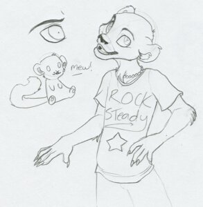 Rating: Safe Score: 0 Tags: alternative_fashion anthro black_and_white claws clothed clothing duo e621 english_text felid fitzgerald fully_clothed fur guide_lines jewelry male mammal monochrome multiple_images necklace onomatopoeia pantherine shirt simple_background sketch sound_effects tail text toony topwear white_background zeriara User: bunchy7s