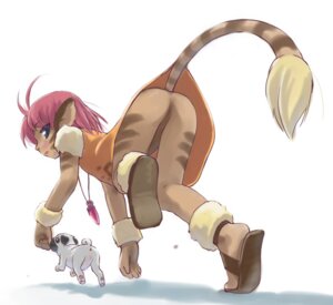 Rating: Explicit Score: 0 Tags: animal_ears antenna_hair ass blue_eyes blush bottomless canine cat_ears cat_girl cat_tail catgirl dress escaflowne female jewelry looking_back merle necklace no_panties pink_hair pussy rule34 sandals solo tail uncensored white_background User: bunchy7s
