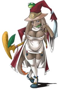 Rating: Questionable Score: 0 Tags: alchemist_(final_fantasy) amphibian anklet anthro areola beaded_anklet beaded_jewelry beads big_breasts biped bittenhard breasts brown_body brown_nipples cleavage clothed clothing e621 ear_piercing female final_fantasy final_fantasy_tactics footwear frog hat headgear headwear jewelry legwear long_ears mage_(final_fantasy) mammal nipples nu_mou piercing shoes slightly_chubby solo square_enix standing stockings tail wide_hips User: bunchy7s