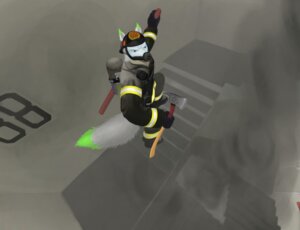 Rating: Safe Score: 0 Tags: 2012 9/11 anthro arctic_fox armor axe azriel blue_eyes boots bottomwear burning_building canid canine clothing digital_media_(artwork) e621 electronics fire firefighter footwear fox gas_mask gloves glowing glowing_ears glowing_tail handwear headgear helmet high-angle_view jacket male mammal mask melee_weapon oxygen_tank pants phaenix radio rescue shoes smoke solo stairs tail topwear true_fox turnout_gear uniform weapon User: bunchy7s