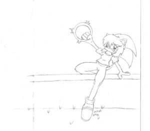 Rating: Safe Score: 0 Tags: 4_fingers anthro big_eyes biped black_and_white bottomless clothed clothing e621 eulipotyphlan featureless_crotch female fingers footwear hair hedgehog holding_object legwear looking_at_viewer mammal monochrome ring scorch_hedgehog sega shirt shoes simple_background smile socks solo sonic_the_hedgehog_(series) toony topwear white_background User: bunchy7s