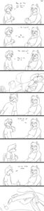 Rating: Questionable Score: 0 Tags: 2013 absurd_res ailurid anthro big_breasts breasts burger comic dialogue digital_drawing_(artwork) digital_media_(artwork) domestic_cat duo e621 english_text felid feline felis female food frown furniture hi_res humor kissing long_image male mammal monochrome red_panda sandwich_(food) shocked slightly_chubby slypon table tall_image text User: bunchy7s