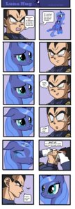 Rating: Safe Score: 0 Tags: 2011 angry black_hair blue_body blue_hair bodily_fluids comic crossover crown crying dragon_ball dragon_ball_z e621 english_text equid equine eyelashes female feral friendship_is_magic green_eyes hair hasbro headgear heart_symbol hi_res horn human humor i3b4eva long_hair male mammal my_little_pony mythological_creature mythological_equine mythology pink_background princess_luna_(mlp) simple_background smile tail tears teeth text unicorn vegeta User: bunchy7s