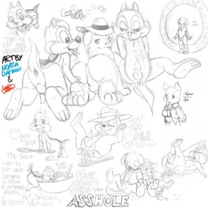 Rating: Explicit Score: 0 Tags: anthro anus balls chip chip_'n_dale_rescue_rangers chipmunk dale disney looqdrake male male_only monochrome naota_daemon penis rodent rule34 sketch squirrel testicles User: bunchy7s