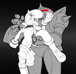 Rating: Questionable Score: 0 Tags: 2013 anthro archie_comics bodily_fluids breasts chipmunk duo e621 female ground_squirrel hair imminent_rape imminent_sex machine mammal monochrome robot rockthebull rodent sally_acorn sciurid sega sonic_the_hedgehog_(archie) sonic_the_hedgehog_(comics) sonic_the_hedgehog_(series) swat_bot swatbot sweat User: bunchy7s