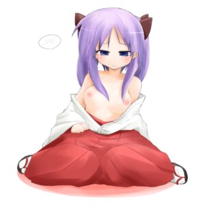 Rating: Questionable Score: 0 Tags: bare_shoulders blue_eyes blush breasts collarbone dama embarrassed female hair_ribbon hakama japanese_clothes kagami_hiiragi long_hair lucky_star miko nipples purple_hair ribbon rule34 sandals sitting smile tied_hair topless tsurime twintails wariza User: bunchy7s