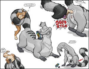 Rating: Explicit Score: 0 Tags: anal anal_foot_gulp anal_penetration anal_vore anthro anus breasts duo e621 female female_penetrated genitals lagomorph leporid lube lube_covered male male/female male_penetrating male_penetrating_female mammal mammal_taur penetration procyonid procyonid_taur rabbit raccoon raccoon_taur sex simple_background strega tail taur vore vulva white_background User: bunchy7s