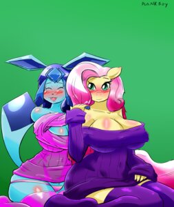 Rating: Questionable Score: 0 Tags: 2013 anthro anthrofied big_breasts blue_eyes blush breasts cleavage clothed clothing crossover duo e621 eeveelution equid equine eyes_closed female fluttershy_(mlp) footwear friendship_is_magic generation_4_pokemon glaceon hair hasbro hi_res horse hug kneeling legwear mammal my_little_pony nintendo panties pink_hair plankboy pokemon pokemon_(species) pokemorph pony simple_background socks sweater thong topwear underwear User: bunchy7s